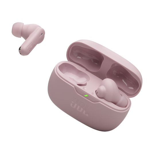 JBL Vibe Beam 2 - Pink - True Wireless Noise Cancelling Earbuds - Detailshot 2